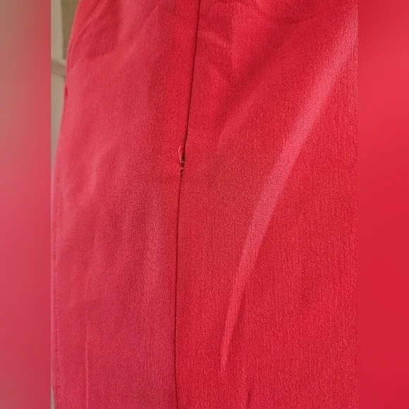 Black Label by Evan-Picone Reddish Pink Shift Sleeveless Dress-Size 6 - Picture 7 of 8